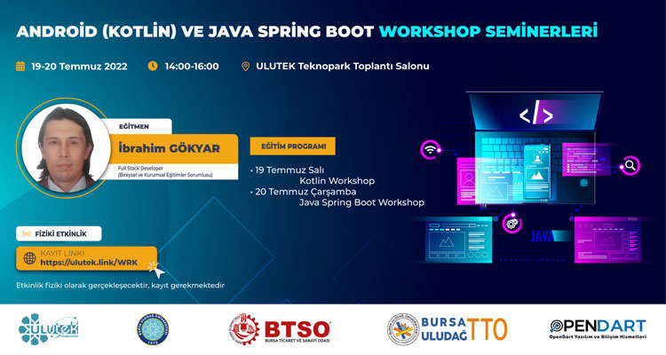 Android (Kotlin) ve Java Spring Boot Workshop Seminerleri