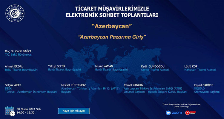 Ticaret Müşavirlerimizle Elektronik Sohbetler Azerbaycan: Azerbaycan Pazarına Giriş